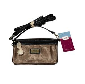 Gigi Hill Los Angeles Small  Tan Cow Print Purse Crossbody